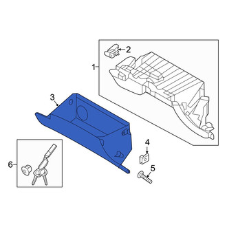 Hyundai OE - Front Glove Box Door