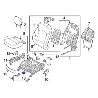 Hyundai OE - Front Right Air Bag Passenger Presence Module