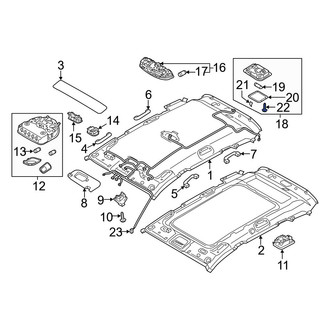 Hyundai OE - Center High Mount Stop Light Screw