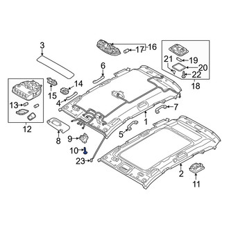 Hyundai OE - Sun Visor Holder Screw