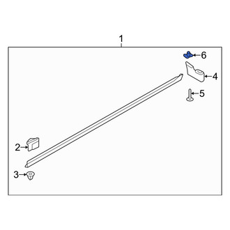 Hyundai OE - Rocker Panel Molding Clip