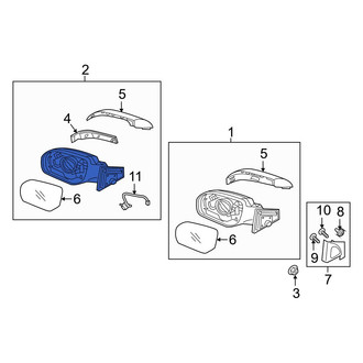 Hyundai OE - Front Right Door Mirror