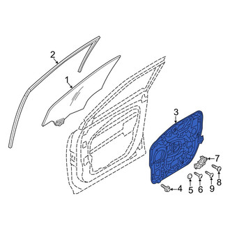 Hyundai OE - Front Left Door Panel Carrier