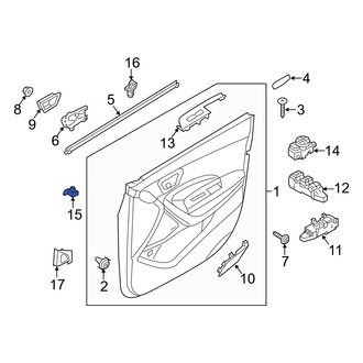Hyundai OE - Front Fuel Filler Door Switch