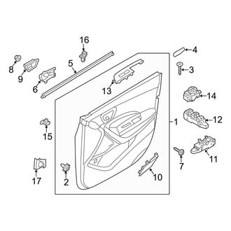 Hyundai OE - Front Door - Interior Trim