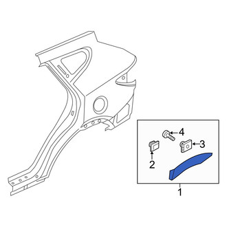 Hyundai OE - Rear Left Wheel Arch Molding