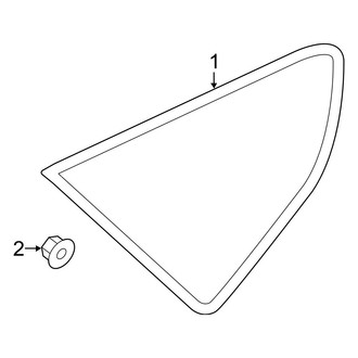 Hyundai OE - Quarter Panel - Glass (Base / 2.0T)