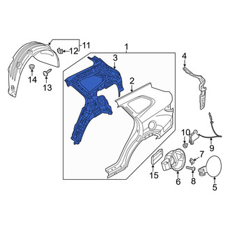 Hyundai OE - Rear Left Quarter Panel