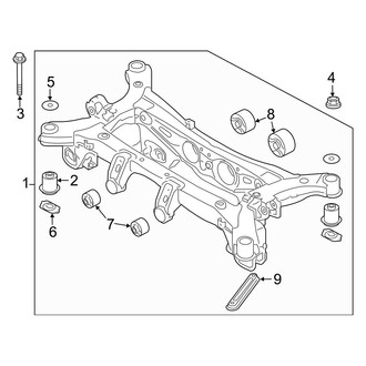 Hyundai OE - Rear Suspension - Suspension Mounting (Base / 2.0T / 2.0T Ultimate AWD)