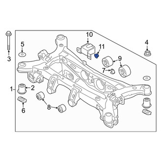 Hyundai OE - Center Suspension Crossmember Nut