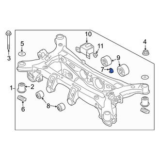 Hyundai OE - Suspension Subframe Crossmember Grommet
