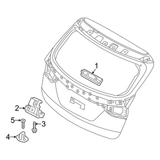 Hyundai OE - Lift Gate - Lock & Hardware (W/O Power Liftgate), (Base / 2.0T)