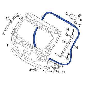 Hyundai OE - Rear Hatch Seal