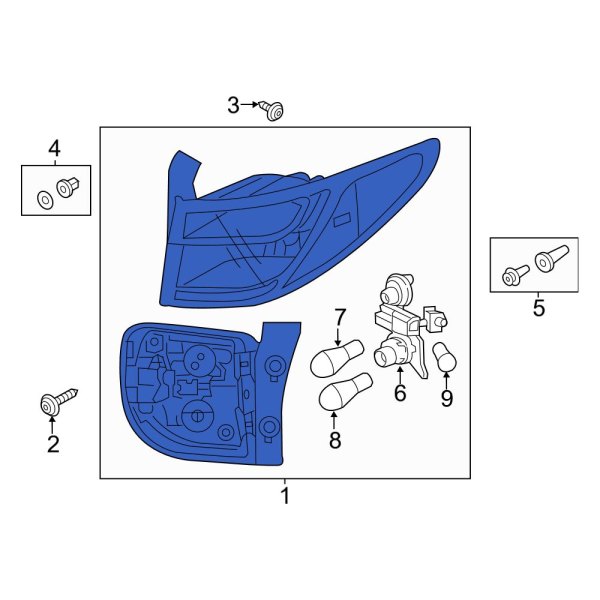 Rear Light Panel Lv 92401-4x200 Hyundai-kia Art. 924014x200