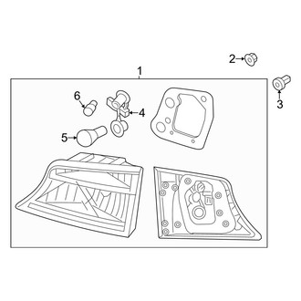 Hyundai OE - Rear Lamps - Tail Lamps (On Lift Gate), (Limited Ultimate / SE / SE Ultimate)