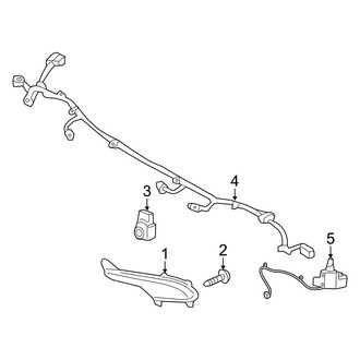 Hyundai OE - Rear Bumper - Electrical Components (Base / 2.0T / 2.0T Ultimate)