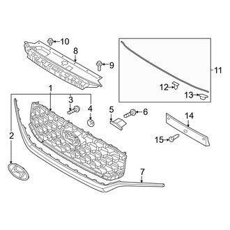 Hyundai OE - Front Bumper & Grille - Grille & Components (XRT)