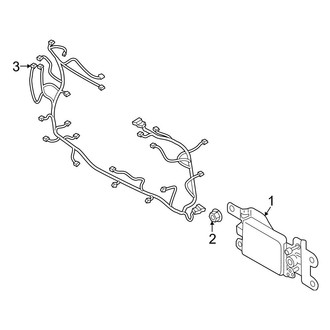 Hyundai OE - Front Bumper & Grille - Electrical Components (XRT)