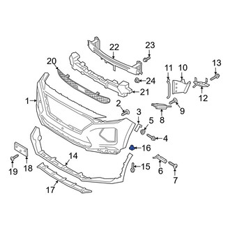 Hyundai OE - Bumper Cover Nut
