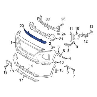 Hyundai OE - Front Lower Grille