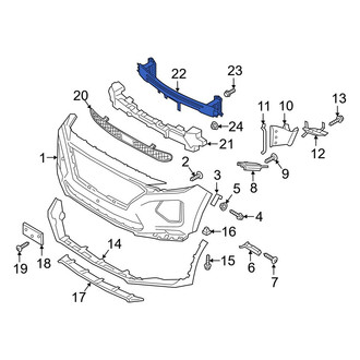 Hyundai OE - Front Bumper Impact Bar