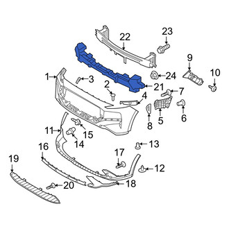Hyundai OE - Front Bumper Impact Absorber