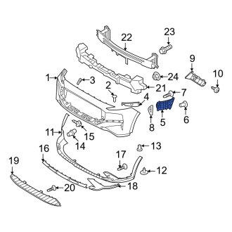 Hyundai OE - Front Left Brake Air Duct