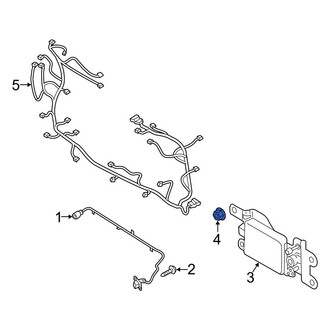 Hyundai OE - Bumper Impact Bar Nut