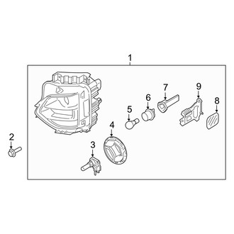 Hyundai OE - Front Lamps - Headlamp Components (LED)