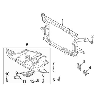 Hyundai OE - Radiator Support (Calligraphy / SE / SEL / XRT)