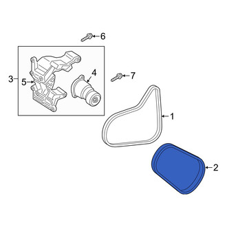 Hyundai OE - Accessory Drive Belt