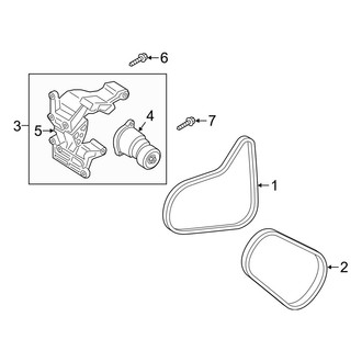 Hyundai OE - Cooling - Belts & Pulleys (Limited / SEL 2.0L)