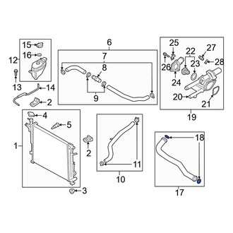 Hyundai OE - Engine Coolant Pipe O-Ring