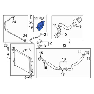 Hyundai OE - Engine Coolant Reservoir