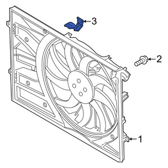 Hyundai OE - Engine Cooling Fan Shroud Clip