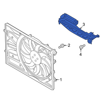 Hyundai OE - Radiator Support Air Deflector