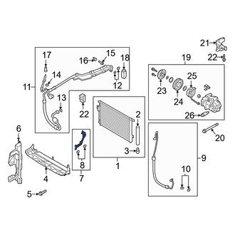 Hyundai OE - A/C Pipe