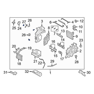Hyundai OE - HVAC Unit Case Assembly