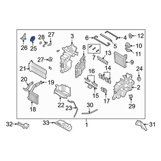 Hyundai OE - Left HVAC Blend Door Actuator