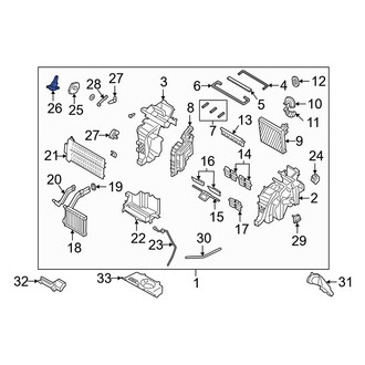Hyundai OE - HVAC Air Adjustment Control Motor