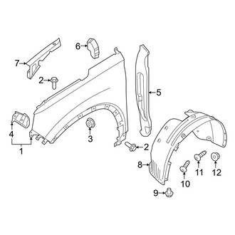 Hyundai OE - Fender & Components (Limited / SE / SEL / SEL Plus / Ultimate)