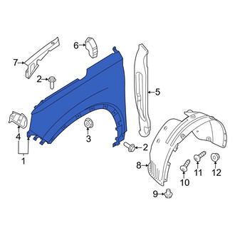 Hyundai OE - Front Left Fender