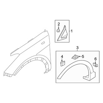 Hyundai OE - Fender - Exterior Trim