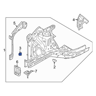 Hyundai OE - Front Right Fender Apron Bracket