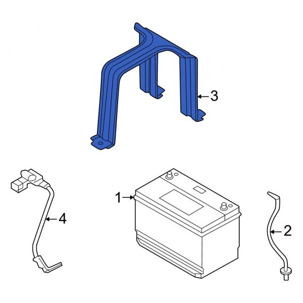 Battery Hold Down Frame