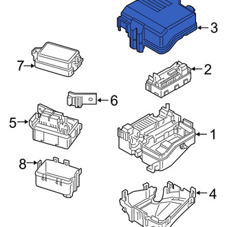 Hyundai OE - Upper Fuse and Relay Center Cover