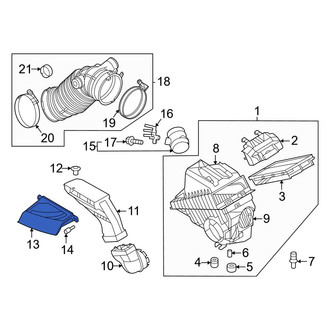 Hyundai OE - Engine Air Intake Hose Adapter