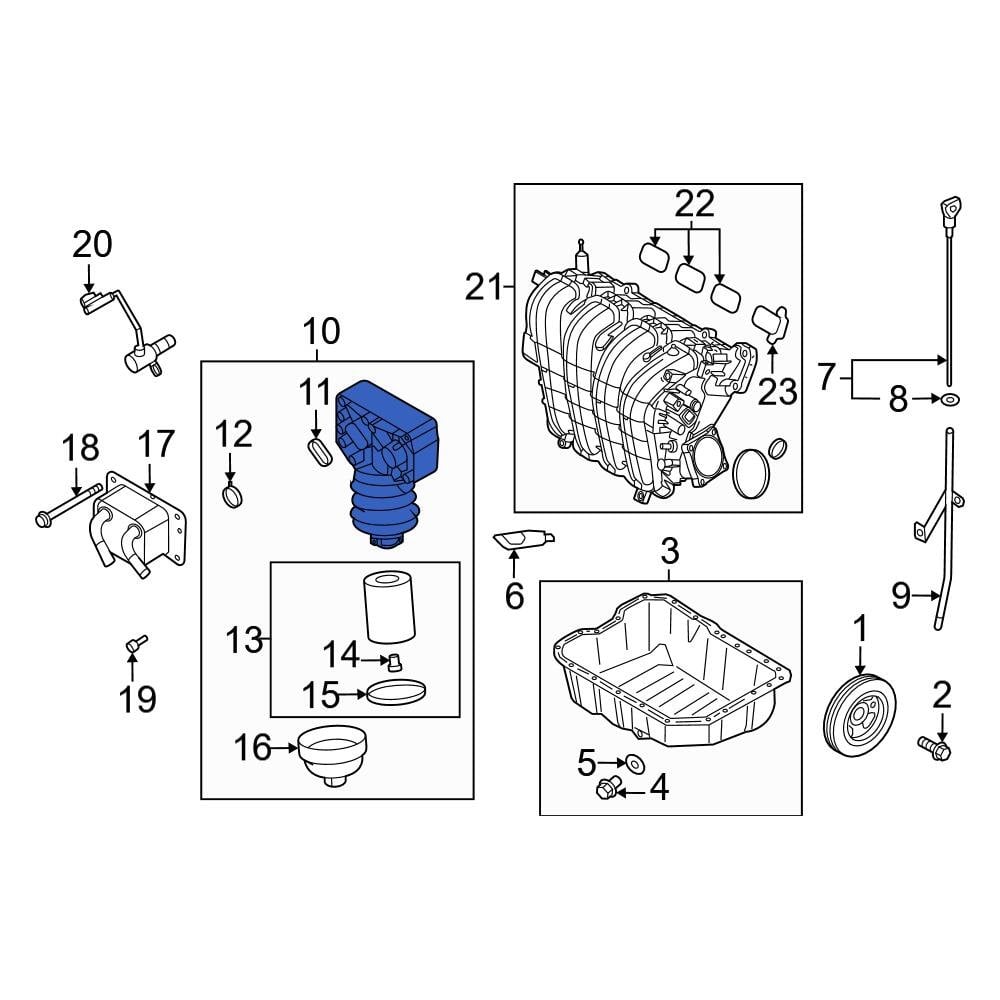 hyundai-oe-263102s002-engine-oil-filter-housing