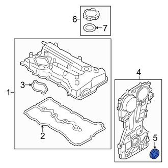 Hyundai OE - Front Engine Crankshaft Seal