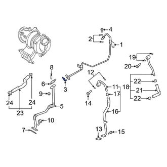 Hyundai OE - Turbocharger Oil Line Gasket